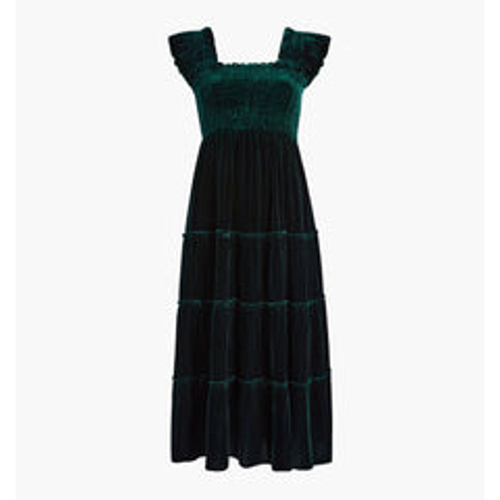 Hill House Home 'The Ellie' Green Cotton Nap Dress Size XS