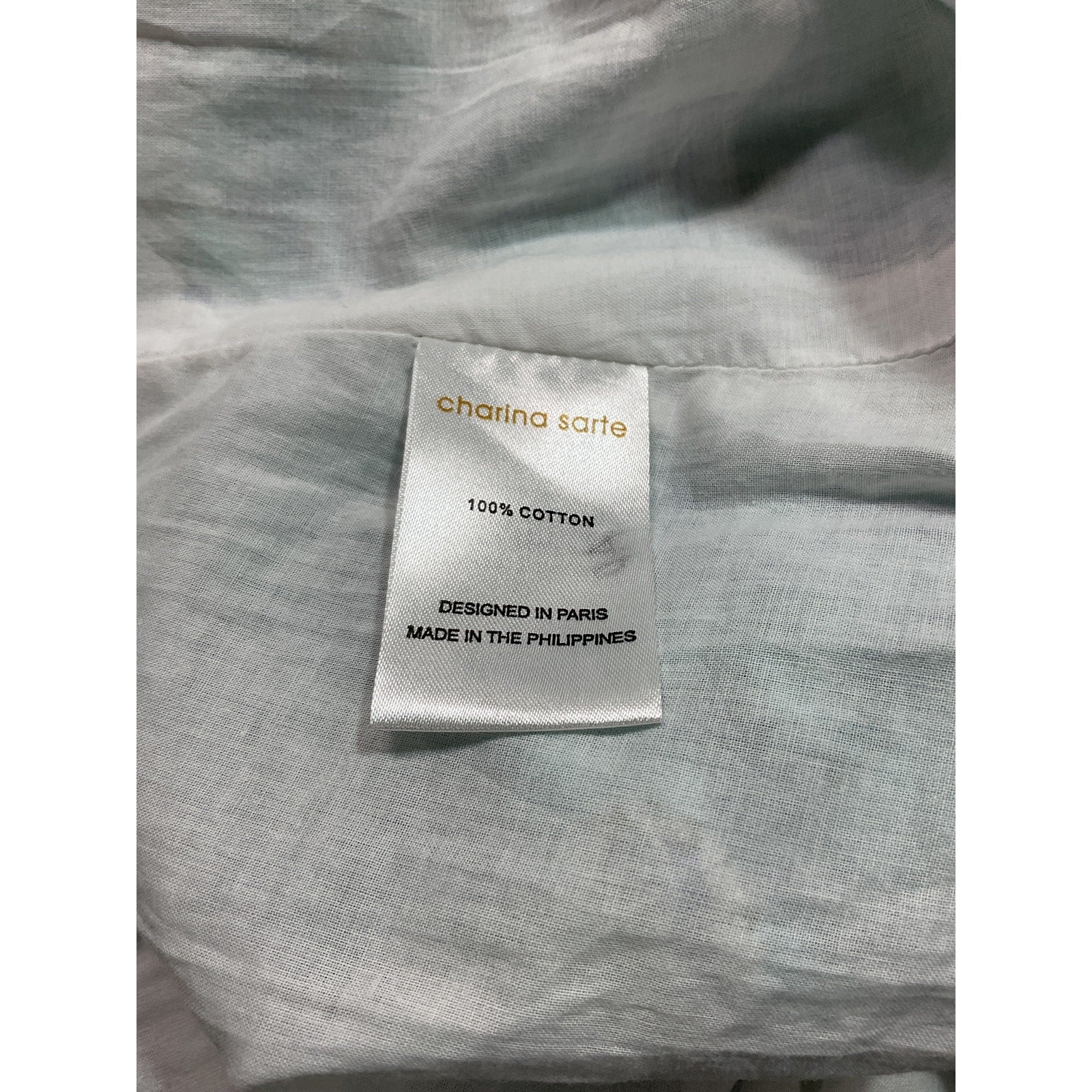 Charina Sarte 'Alexa' Blue Midi Skirt Size S