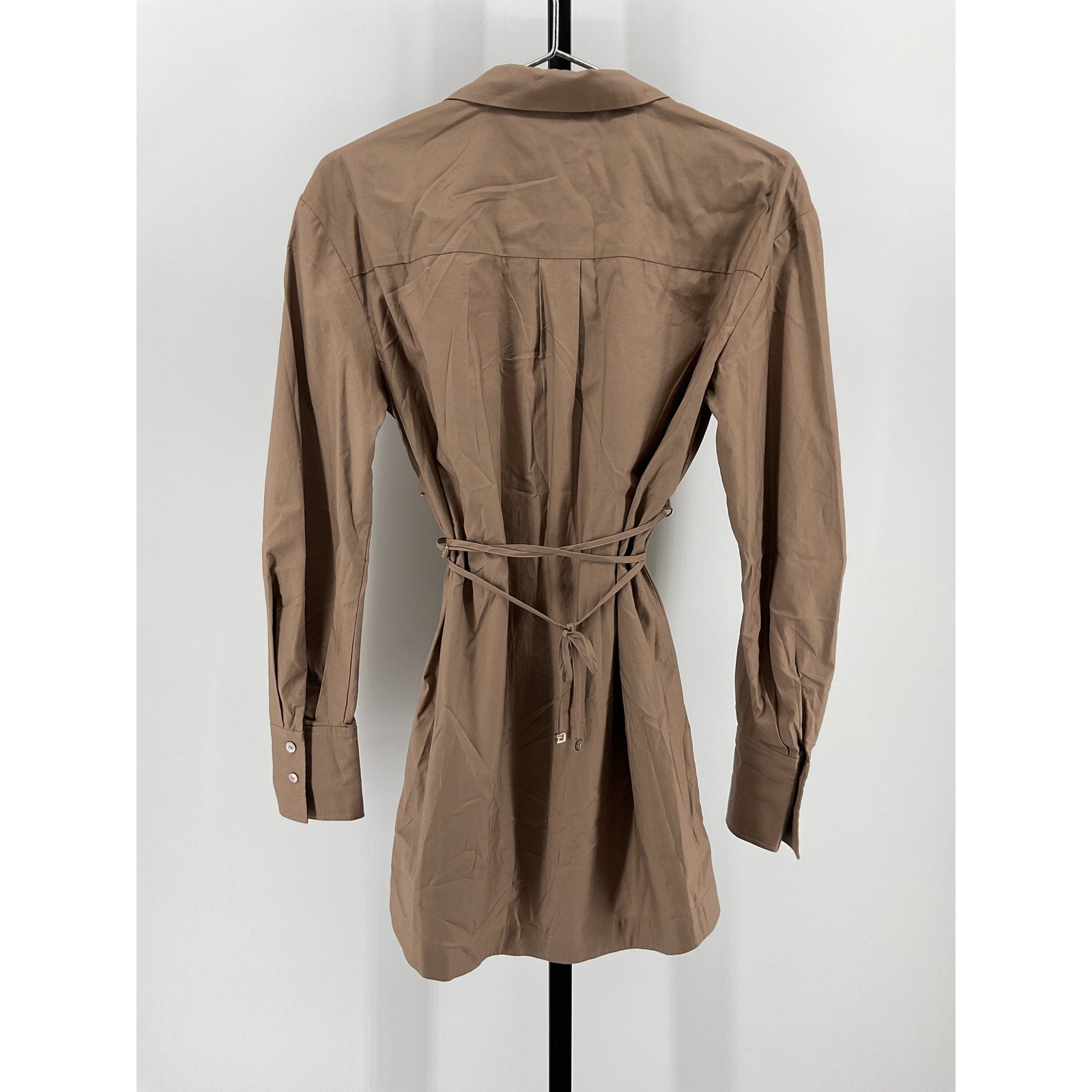 Significant Other Maja Brown Cotton Shirt Dress Size 2 - NWT