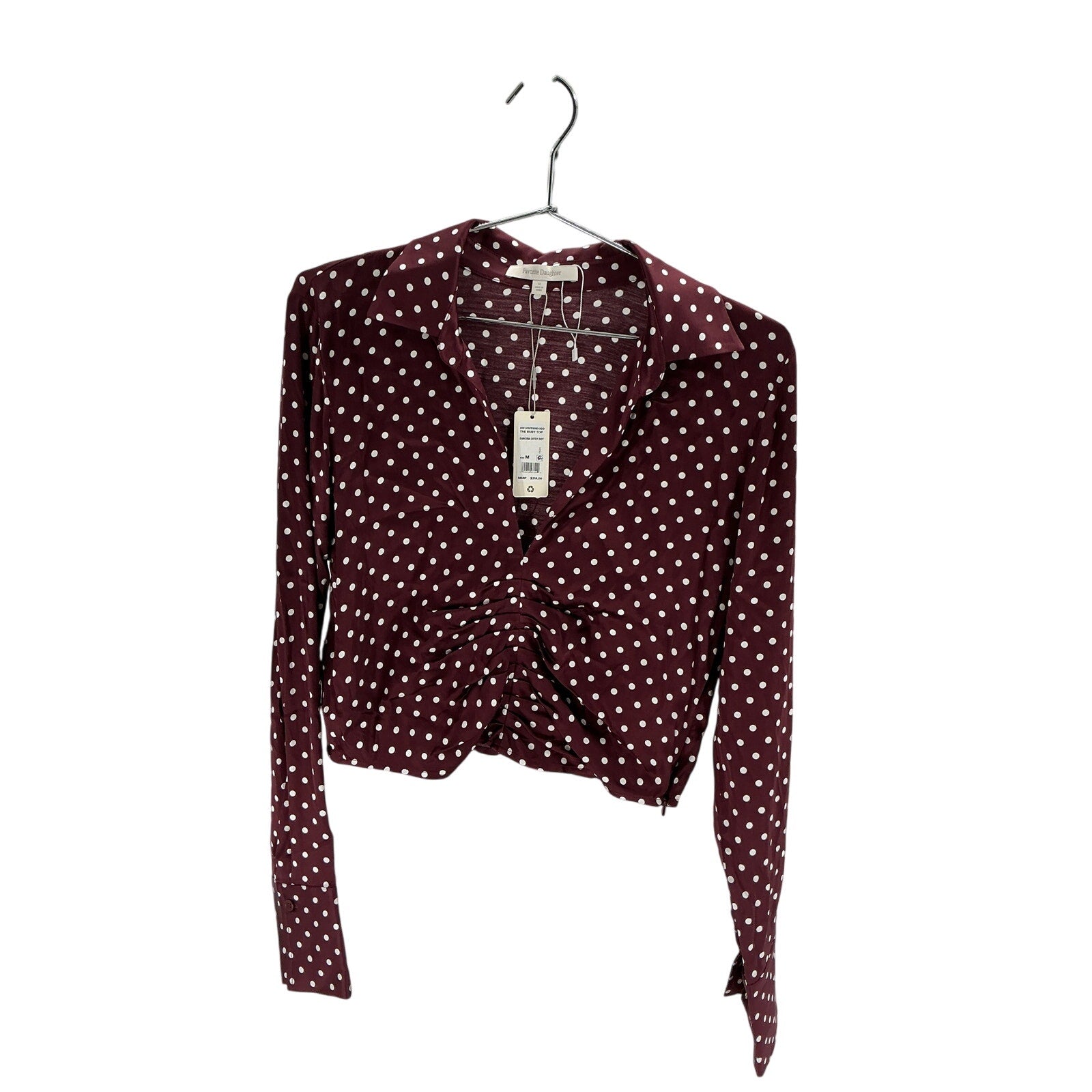 Favorite Daughter 'The Ruby' Brown Viscose Top Size M