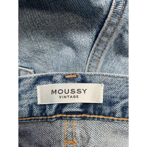 Moussy 'Bonnie' Blue Cotton Shorts Size 23