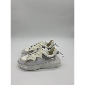 Stuart Weitzman White Leather Sw 1 Sneaker Size 6 - NWT