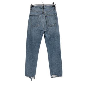 Agolde Distressed Streamline 90s Mid Rise Loose Denim Jeans Size 23