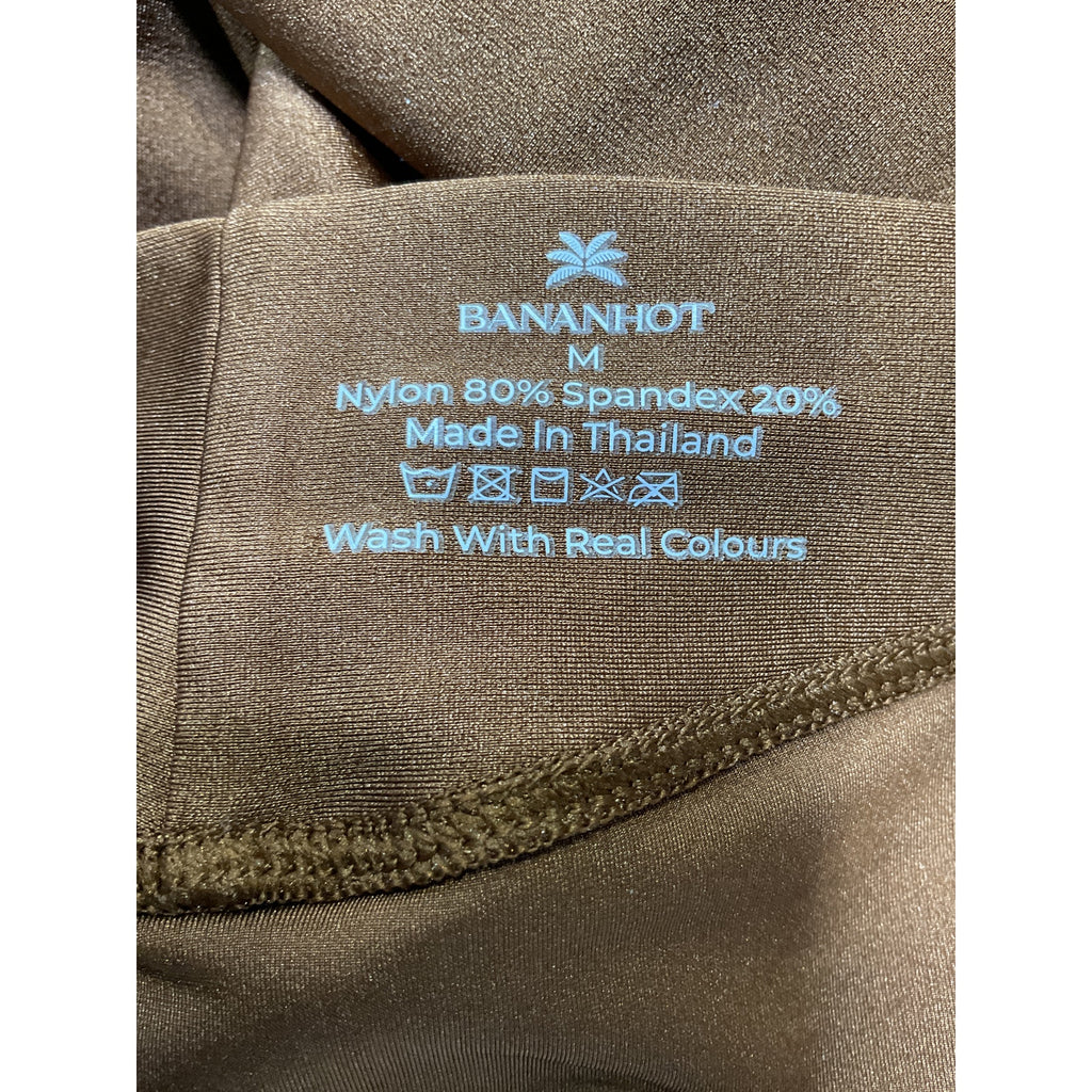 Bananhot 'Aries' Brown Sheen Legging Size M