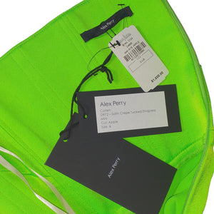 Alex Perry Strapless Green Colten Dress Size 2 NWT