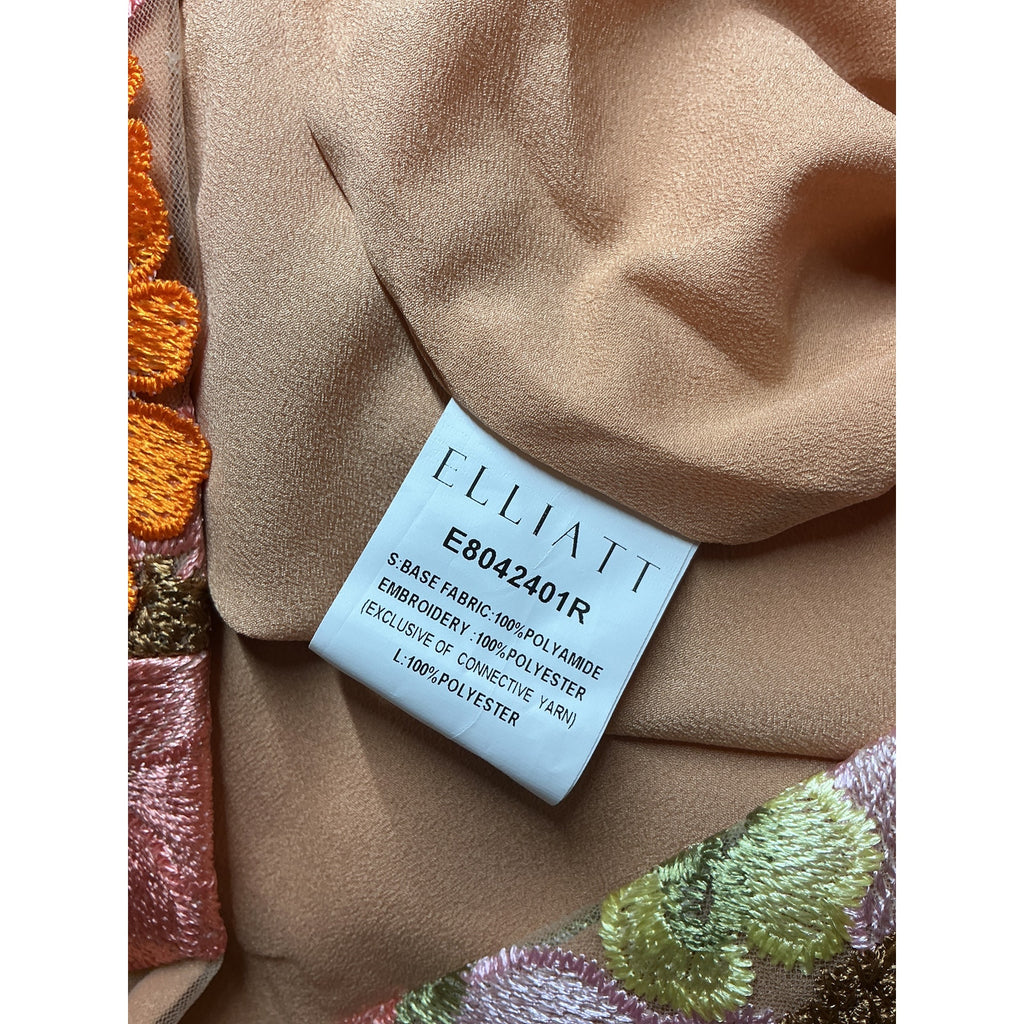Elliatt x Revolve 'Liora' Tan Polyamide Mini Dress Size L