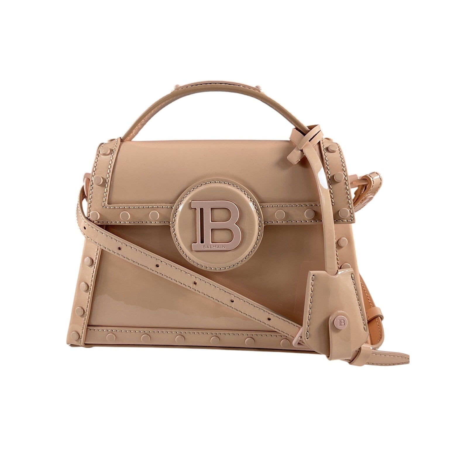 Balmain B-Buzz 'Dynasty' Pink Leather Handbag