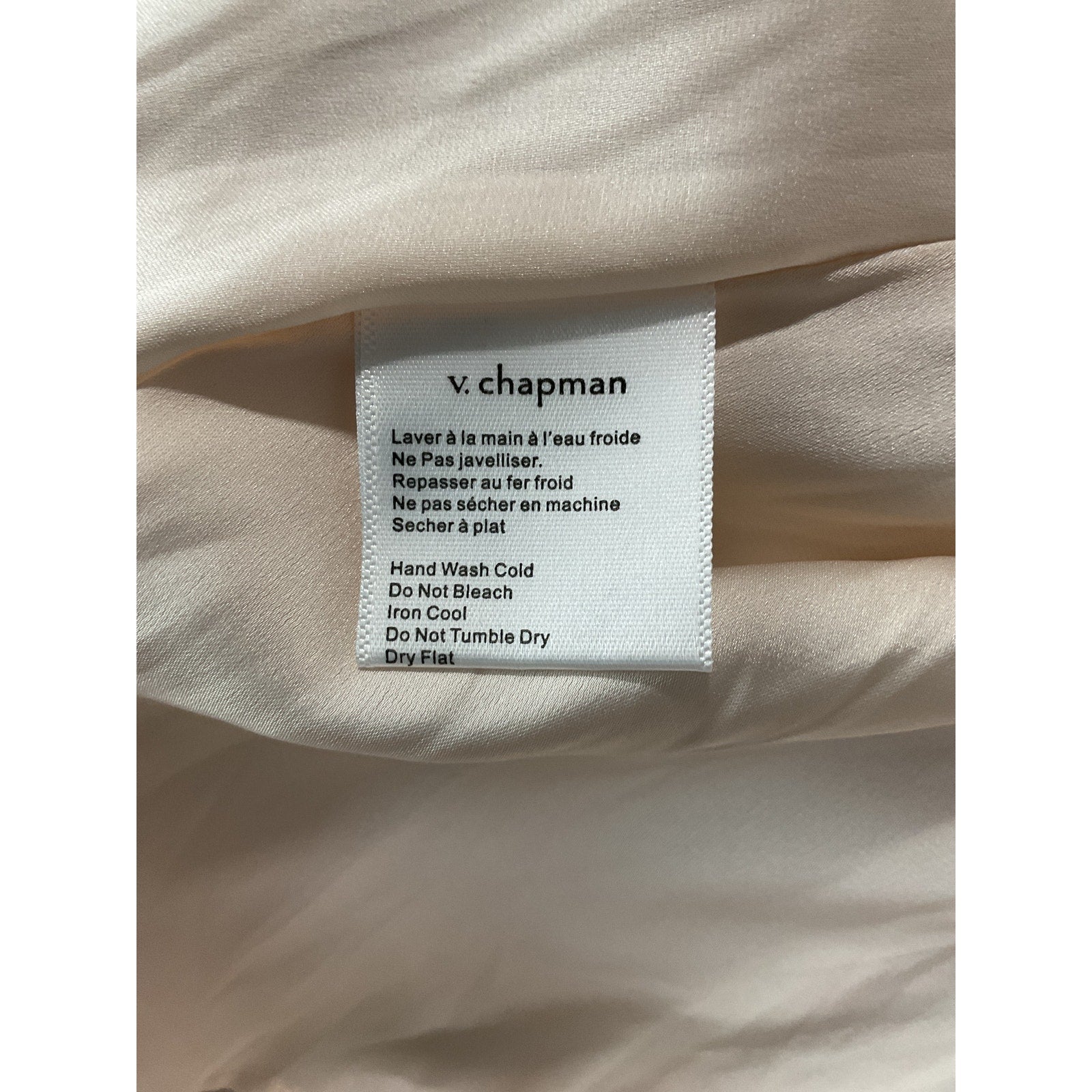 V. Chapman 'Maile' Tan Cotton Gown Size 2 - NWT