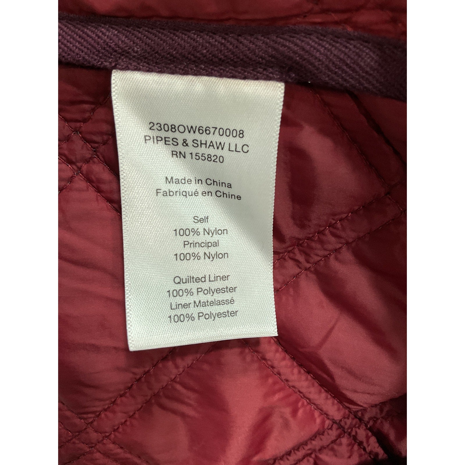 Veronica Beard 'Inigo' Red Quilted Longline Jacket Size XS