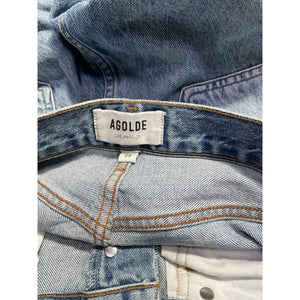 Agolde 'Jamie' Blue High Rise Classic Denim Jean Size 23