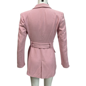 Nbd Belted Rose Pink Niko Blazer Size XS NWT