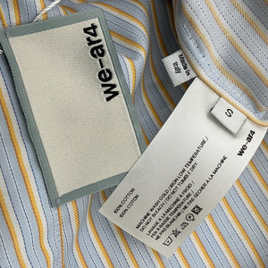 Neiman Marcus Striped Multicolor We-ar4 The Cc Shirt Blouse Size S