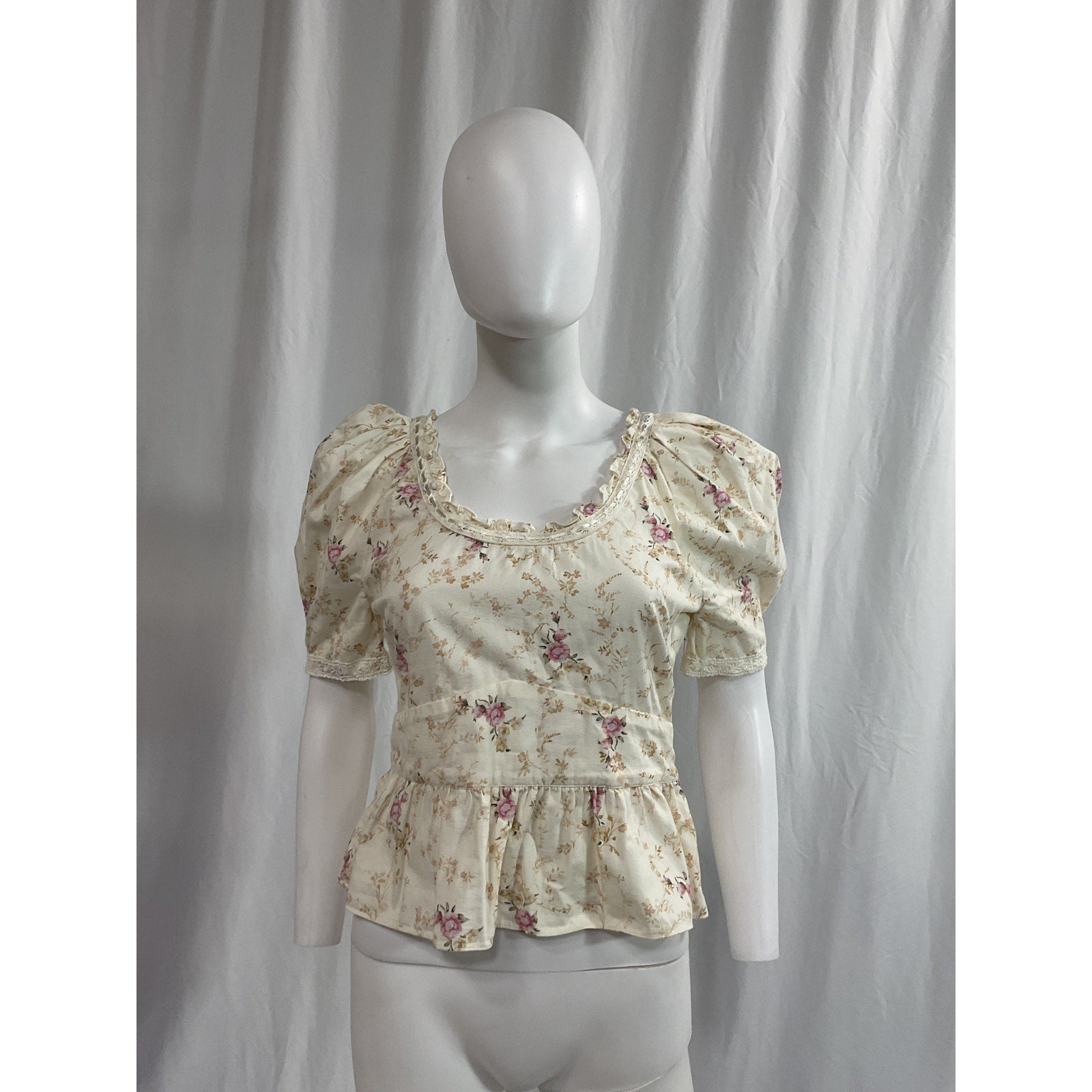 Loveshackfancy 'Tayshia' Pink Top Size XS