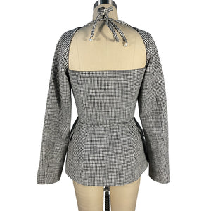 Altuzarra Belted Black Aphelion Jacket Size FR 36 / US 4