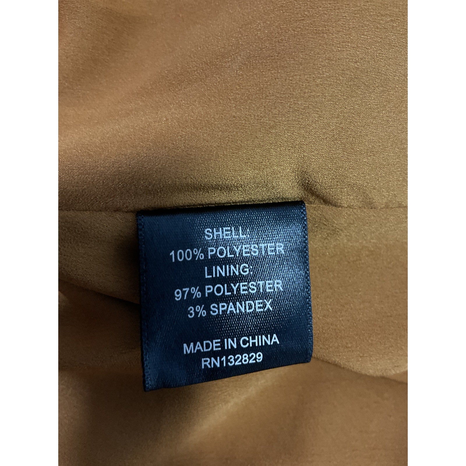 House Of Harlow 1960 'Aurora' Gold Satin Ope Back Mini Dress Size S