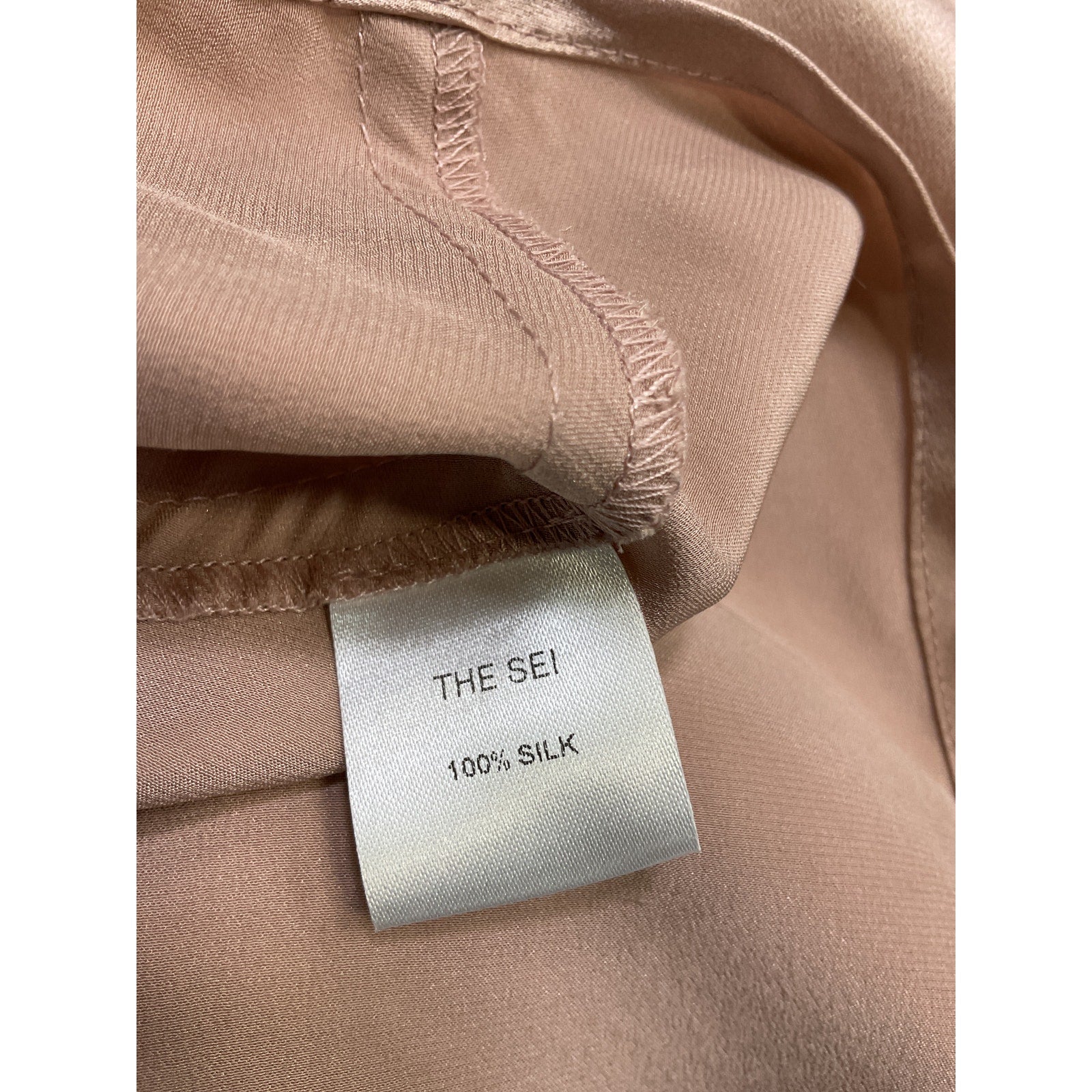 The Sei For Fwrd Pink Off Shoulder Satin Asymmetrical Cowl Top Size 2