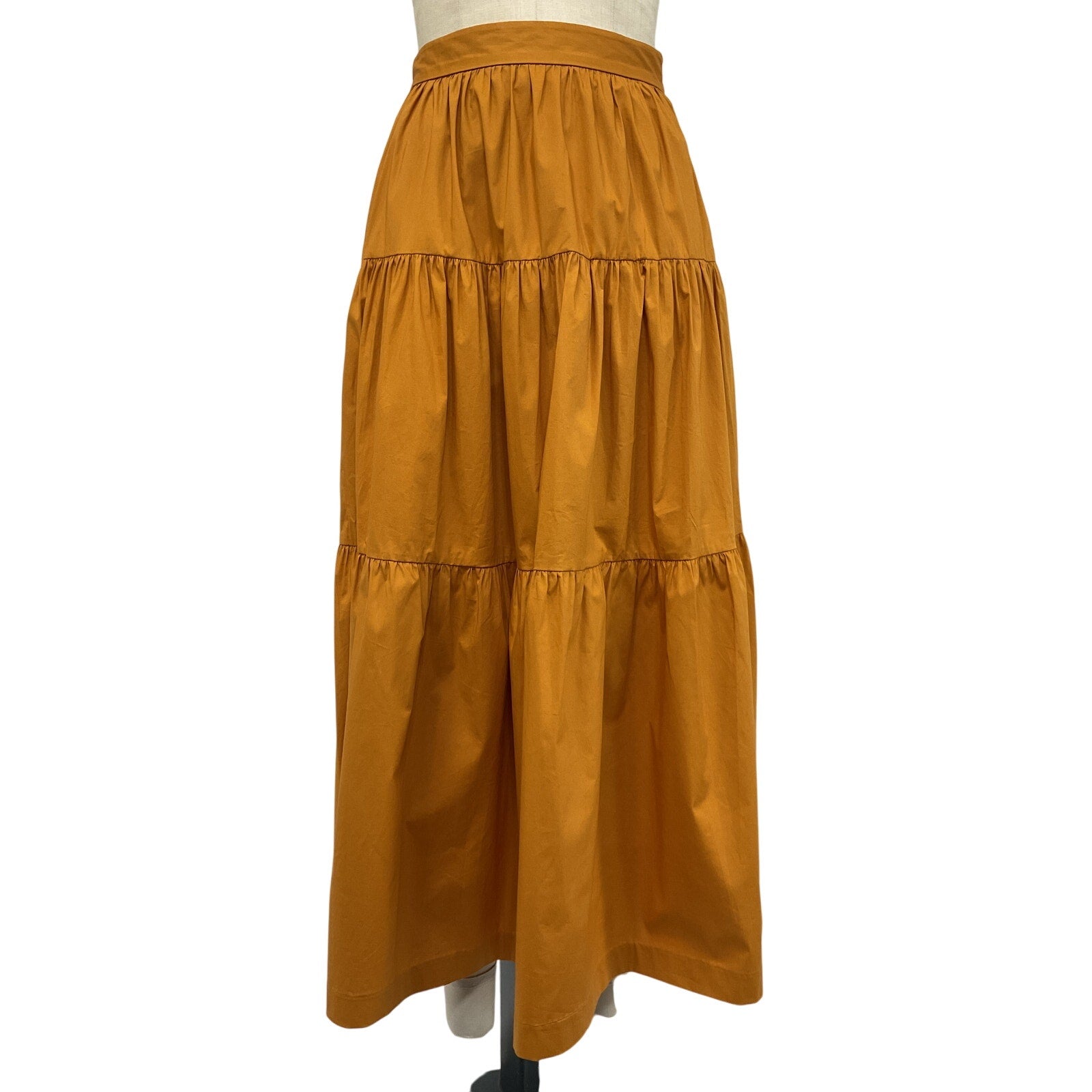 Staud 'Sea' Yellow Cotton Skirt Size 0