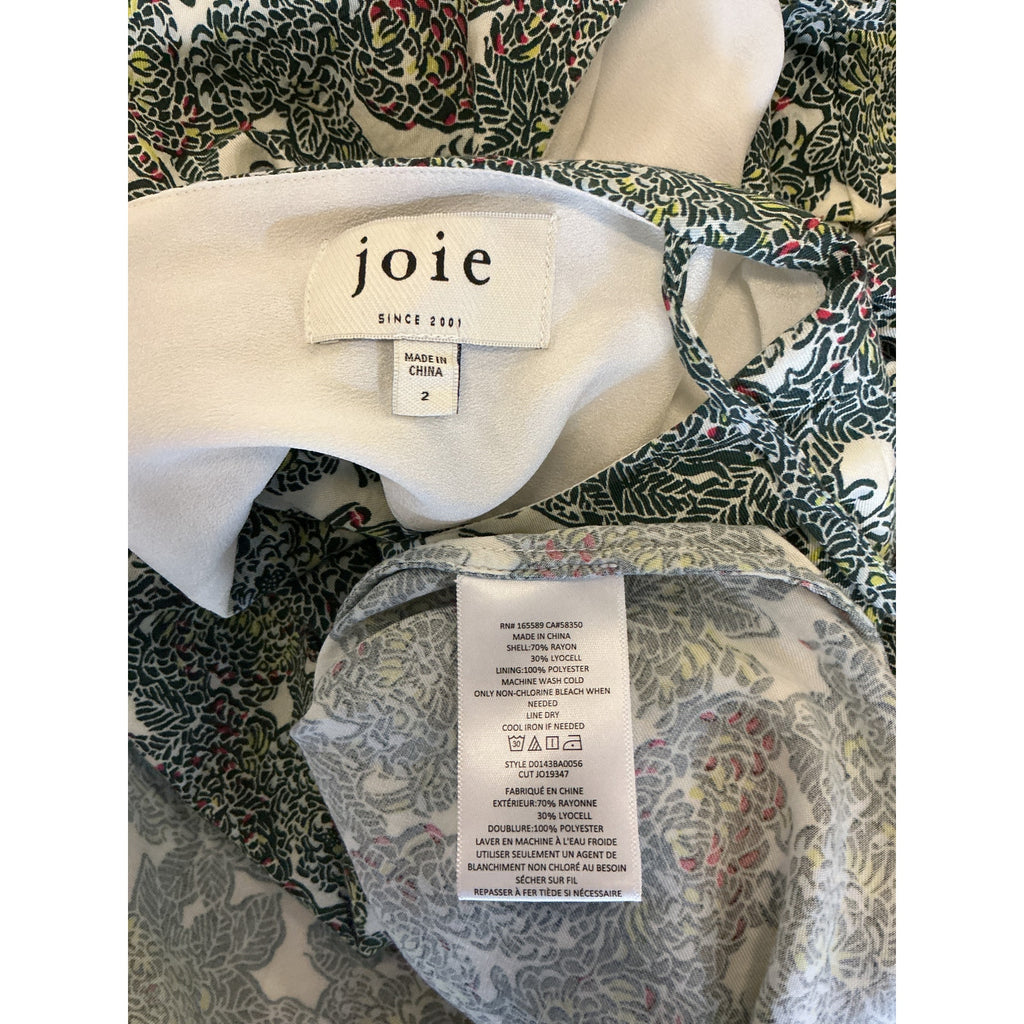 Joie 'Ember B' Grey Rayon Midi Dress Size 2