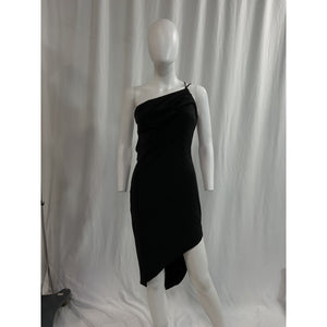 Katie May 'Bananas' Black One Shoulder Dress Size M