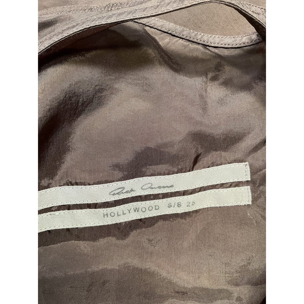 Rick Owens 'Kite' Brown Cupro Tank Top Size 38