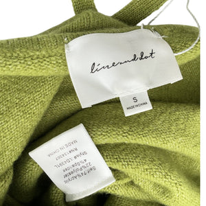 Line & Dot Wrap Green Megan Dress Size S