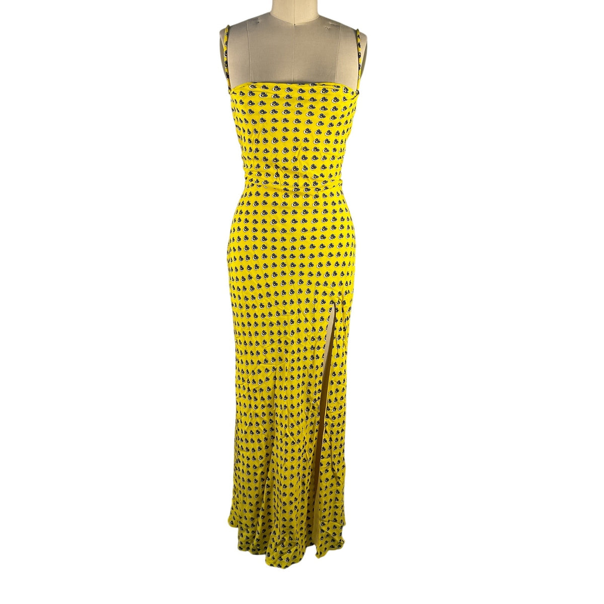 Staud Printed Soleil Calico Bellamy Dress Size XS