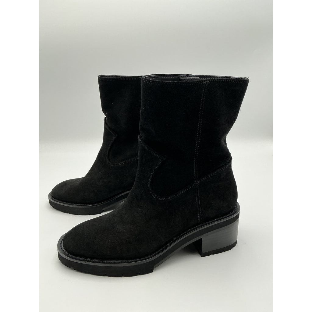 Stuart Weitzman 'Moto' Black Boots Size 6