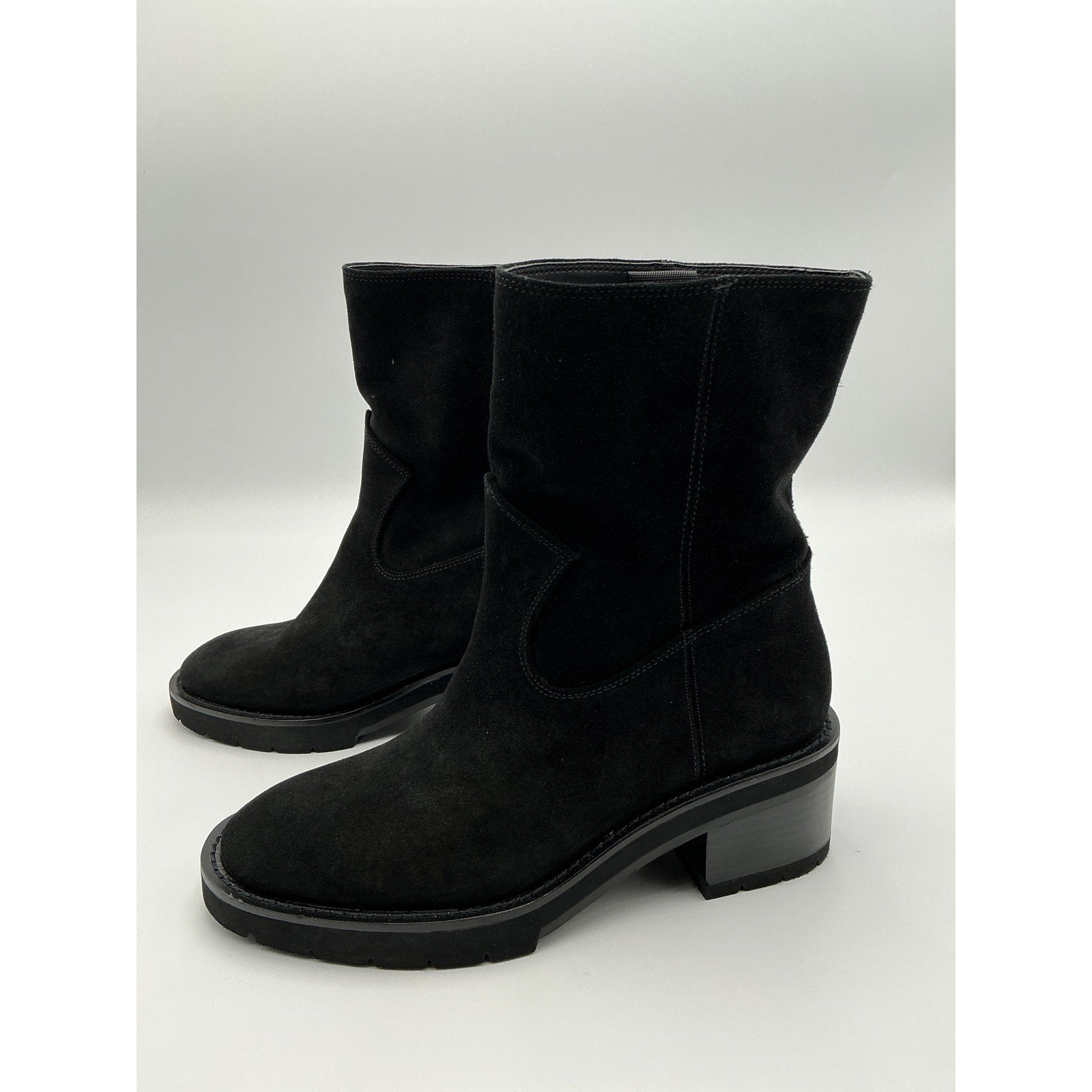 Stuart Weitzman 'Moto' Black Boots Size 6