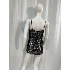 Nili Lotan 'Rose' Black Cami Top Size M - NWT