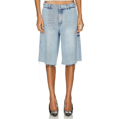 Ser.o.ya Distressed Blue Trelles Shorts Size 26