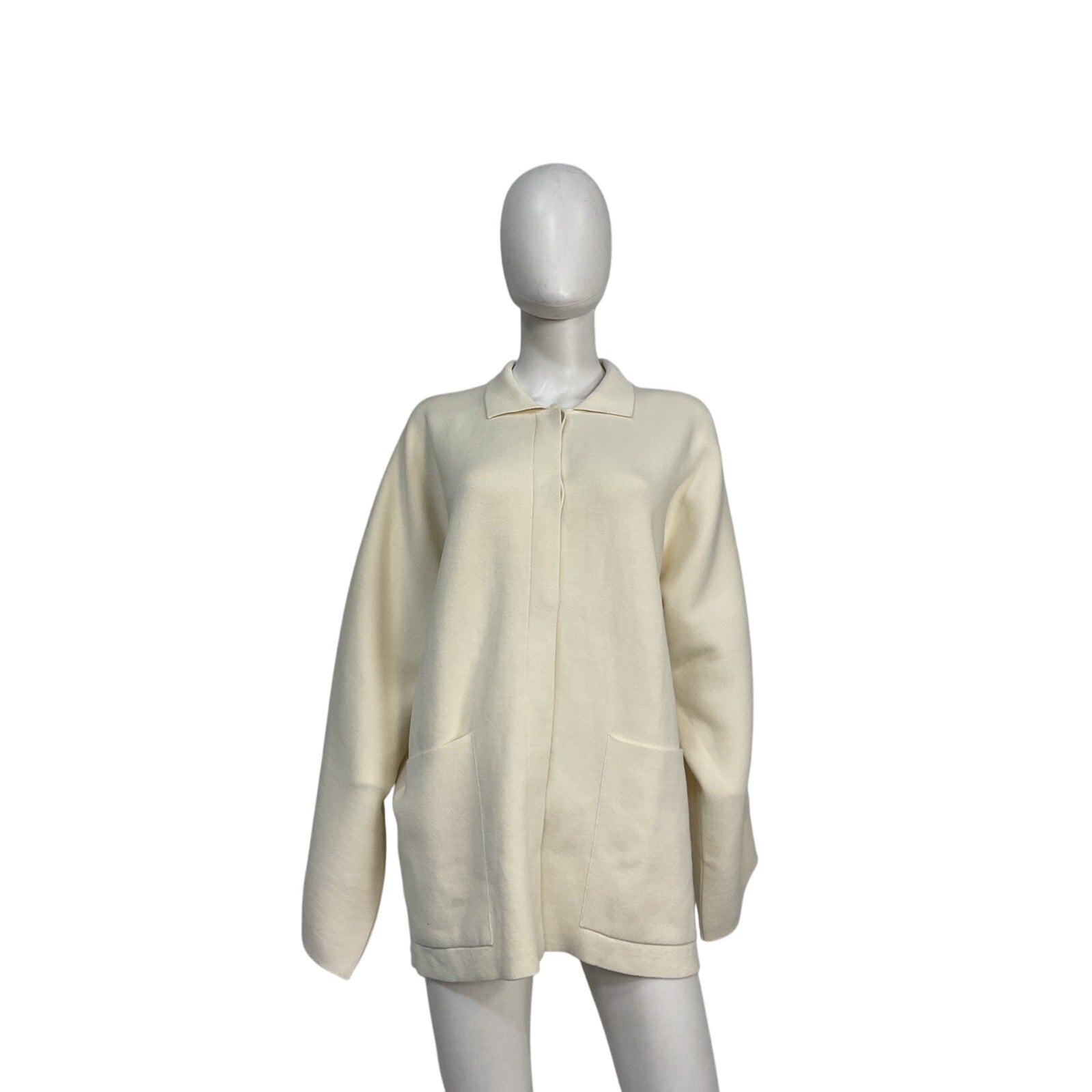 Lauren 'Manoogian' Cream Cotton Oversized Jacket Size 1