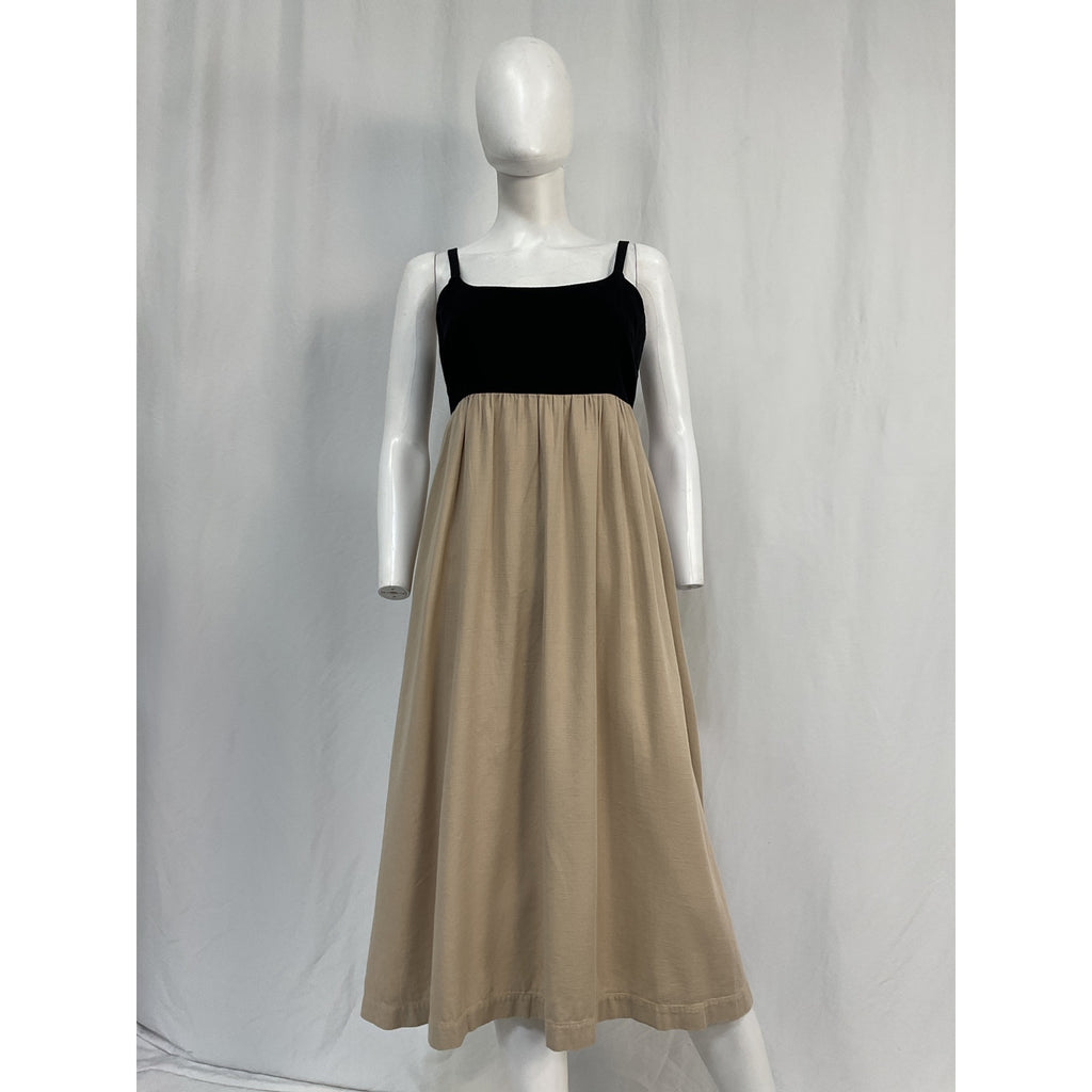 Hatch 'The Mona' Black Cotton Dress Size 1 / S