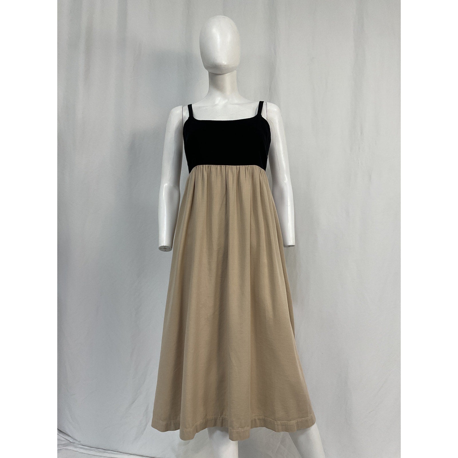 Hatch 'The Mona' Black Cotton Dress Size 1 / S
