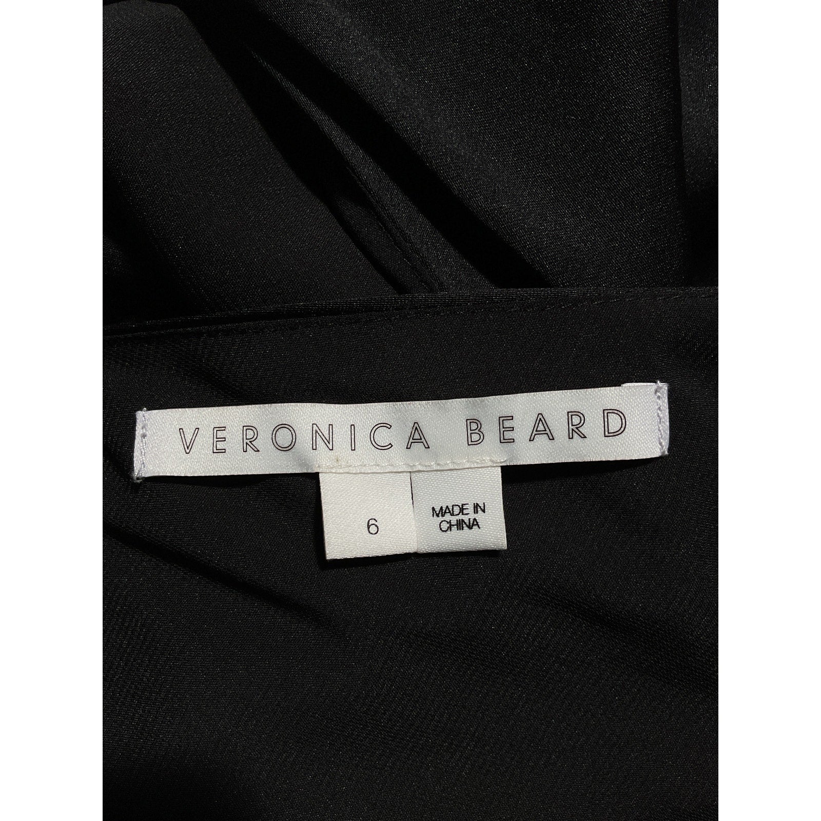 Veronica Beard 'Kalita' Black Halter Neck Chain Link Sateen Mini Dress Size 6