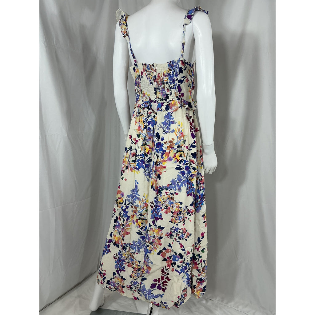 Hatch X A Pea In The Pod Blue Viscose Flouncy Slip Dress Size S
