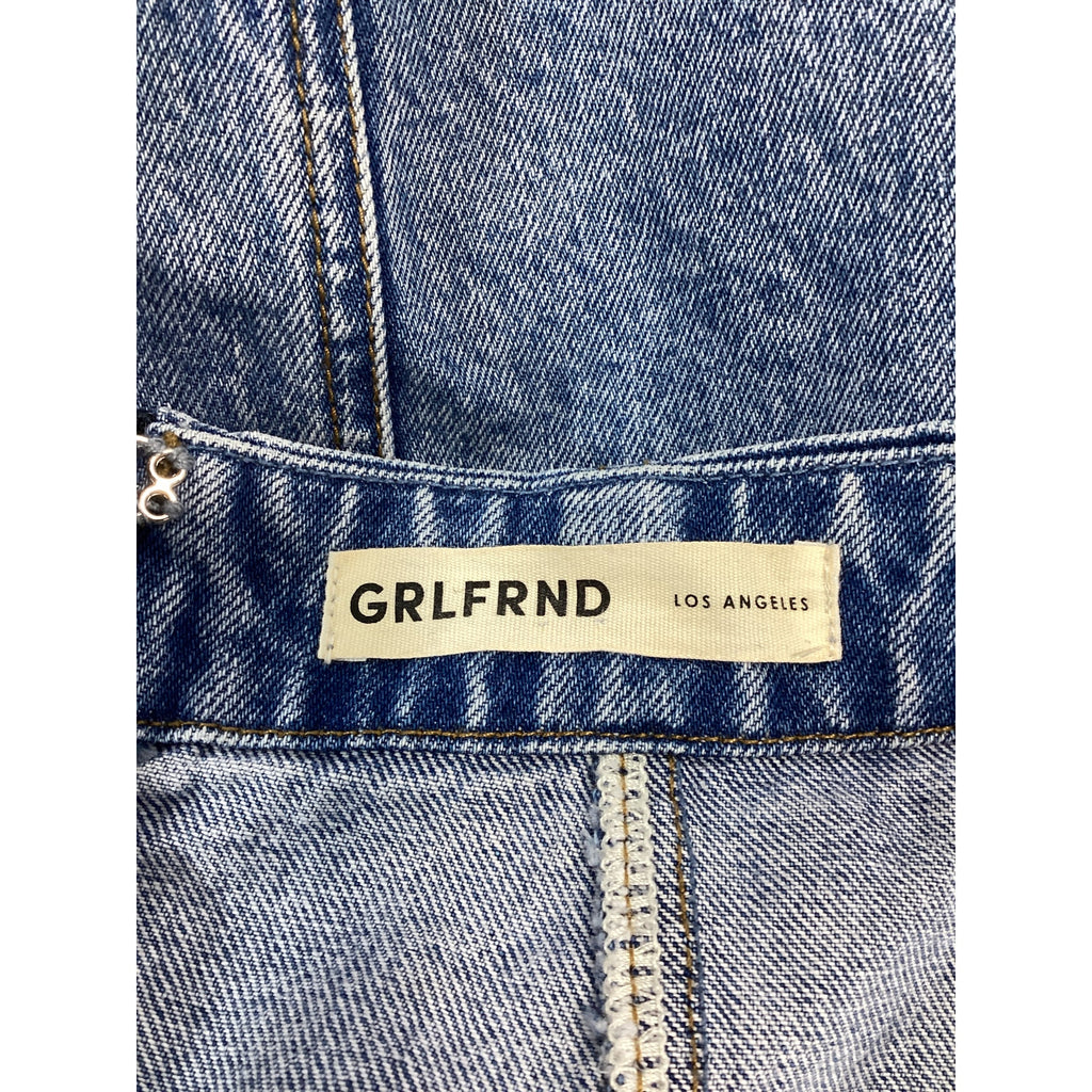 Grlfrnd 'Vivi' Blue Cut Out Tank Dress Size M