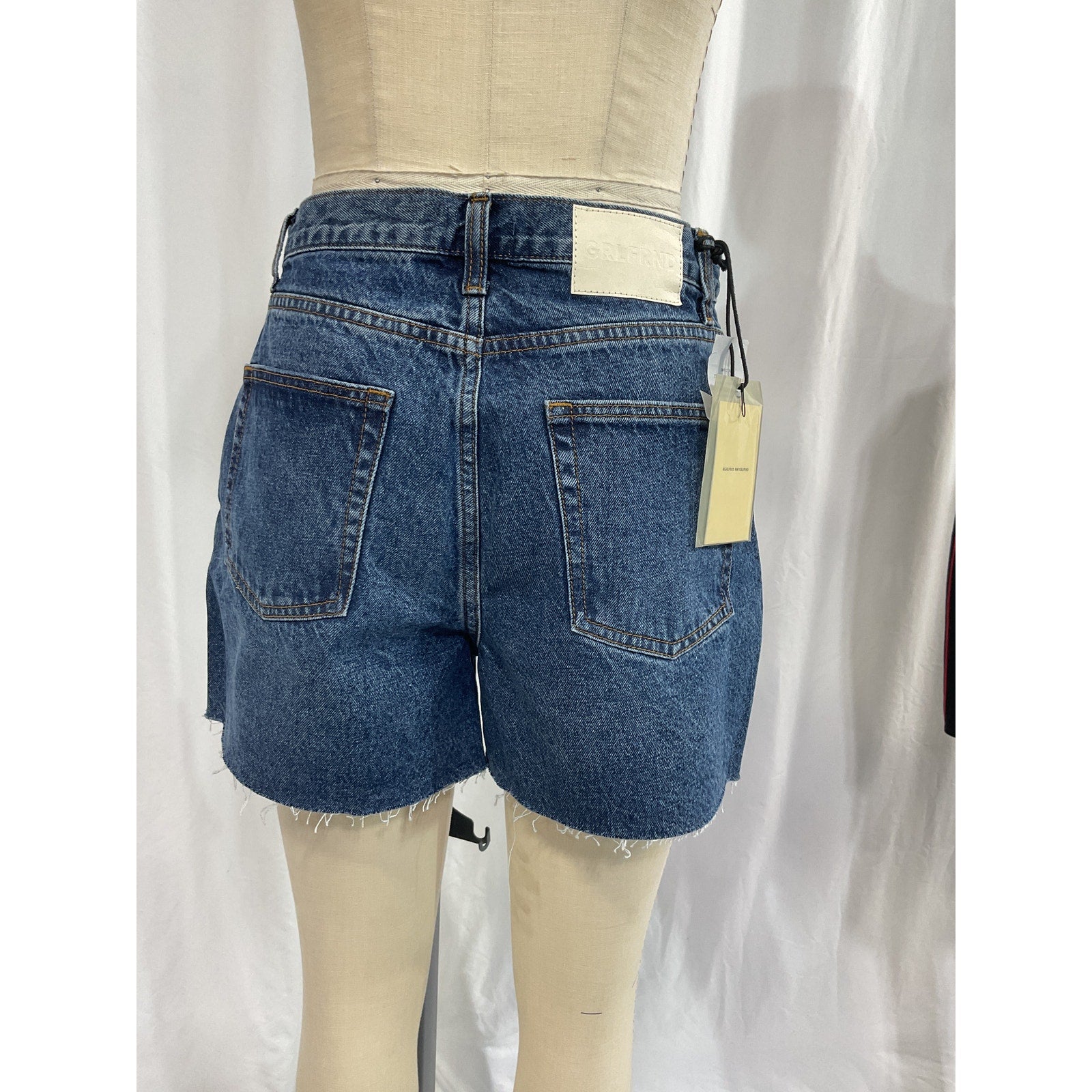 Grlfrnd 'Jules' Blue Vintage Cut Off Denim Short Size 28 - NWT