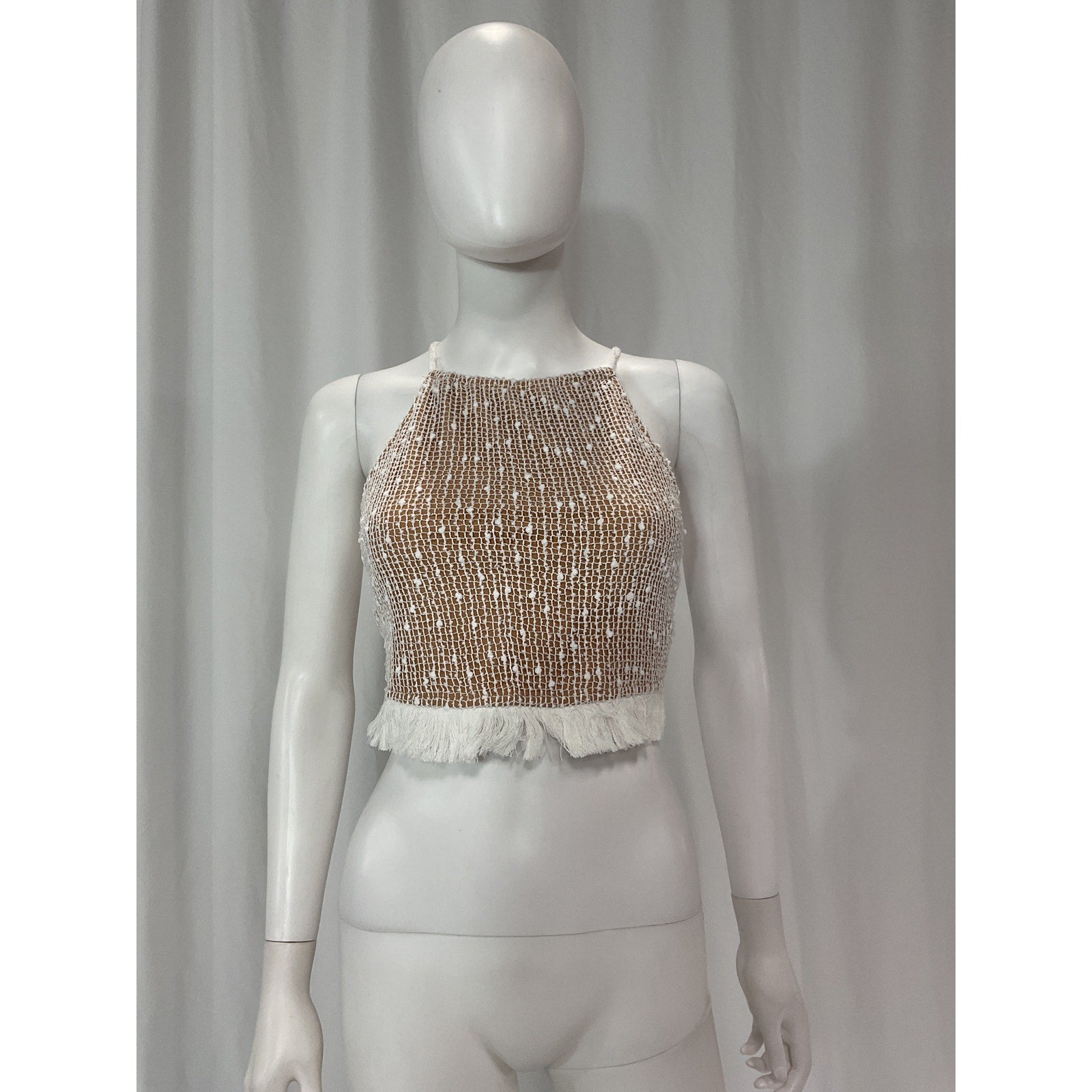 Michael Costello x Revolve 'Noomi' White Top Size S - NWT