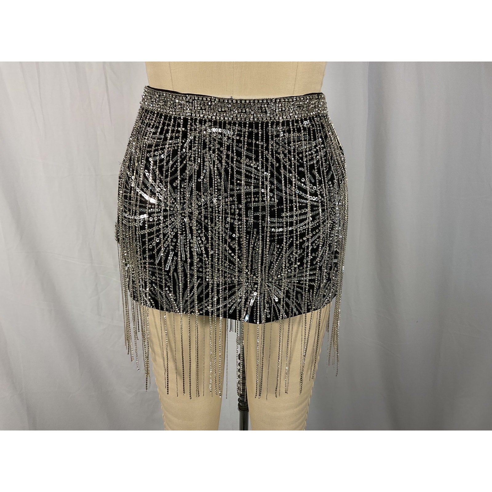 Retrof�te Black Polyester Mini Skirts Size XS