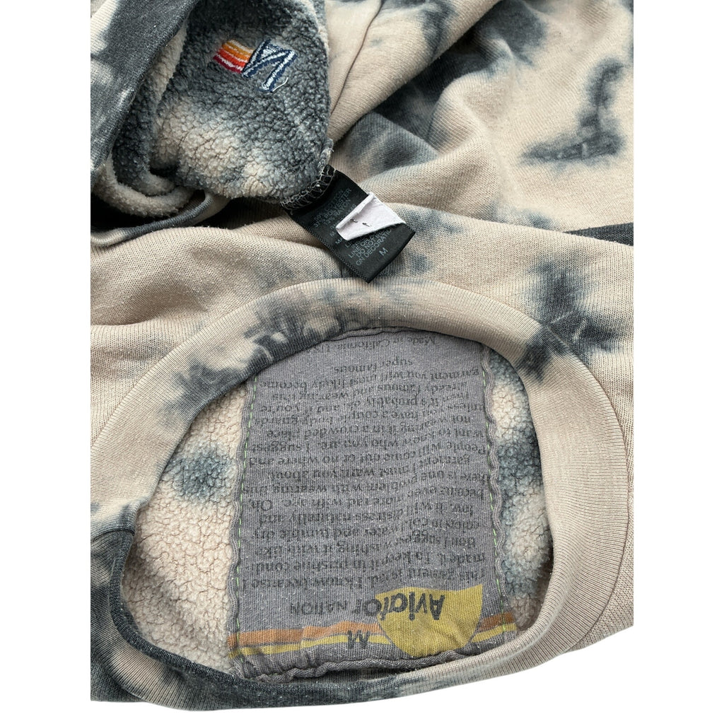 Aviator Nation Tan Cotton Hand Dyed Yin Yang Crew Sweatshirt Size M