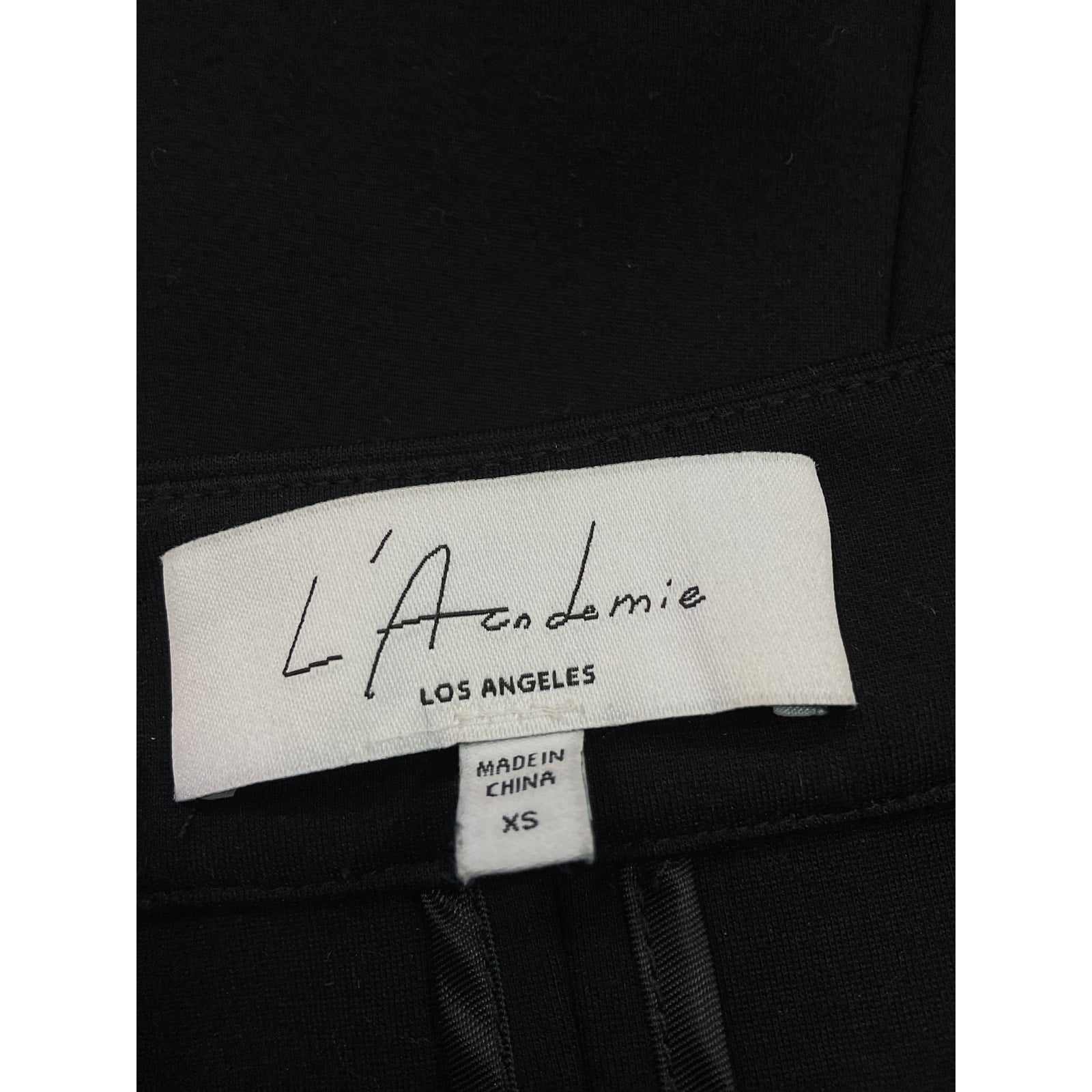 L'Academie 'Benigna' Black Top Size XS