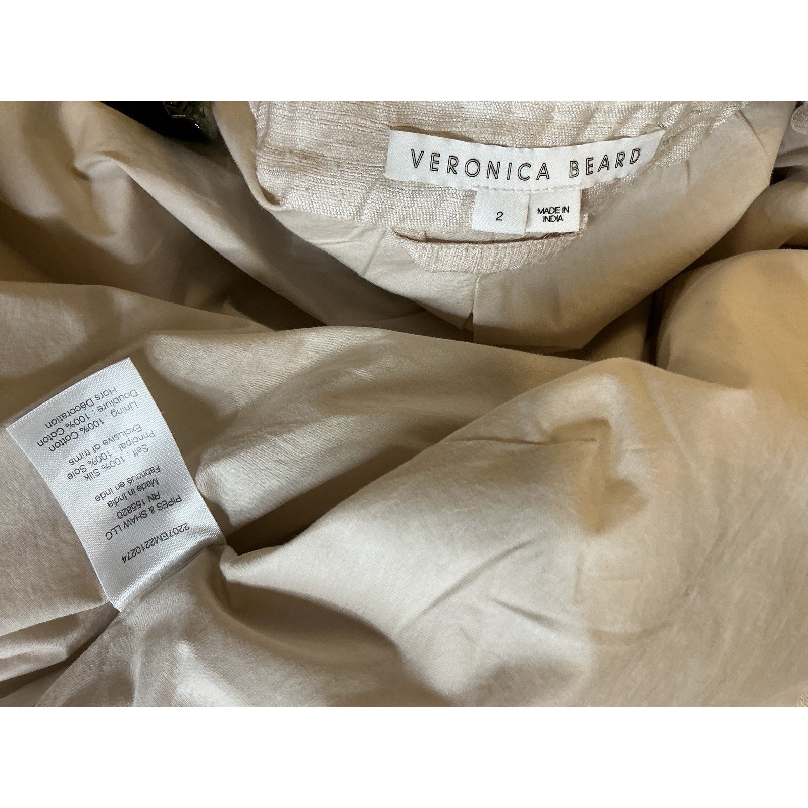Veronica Beard 'Benicia' White Jacket Size 2
