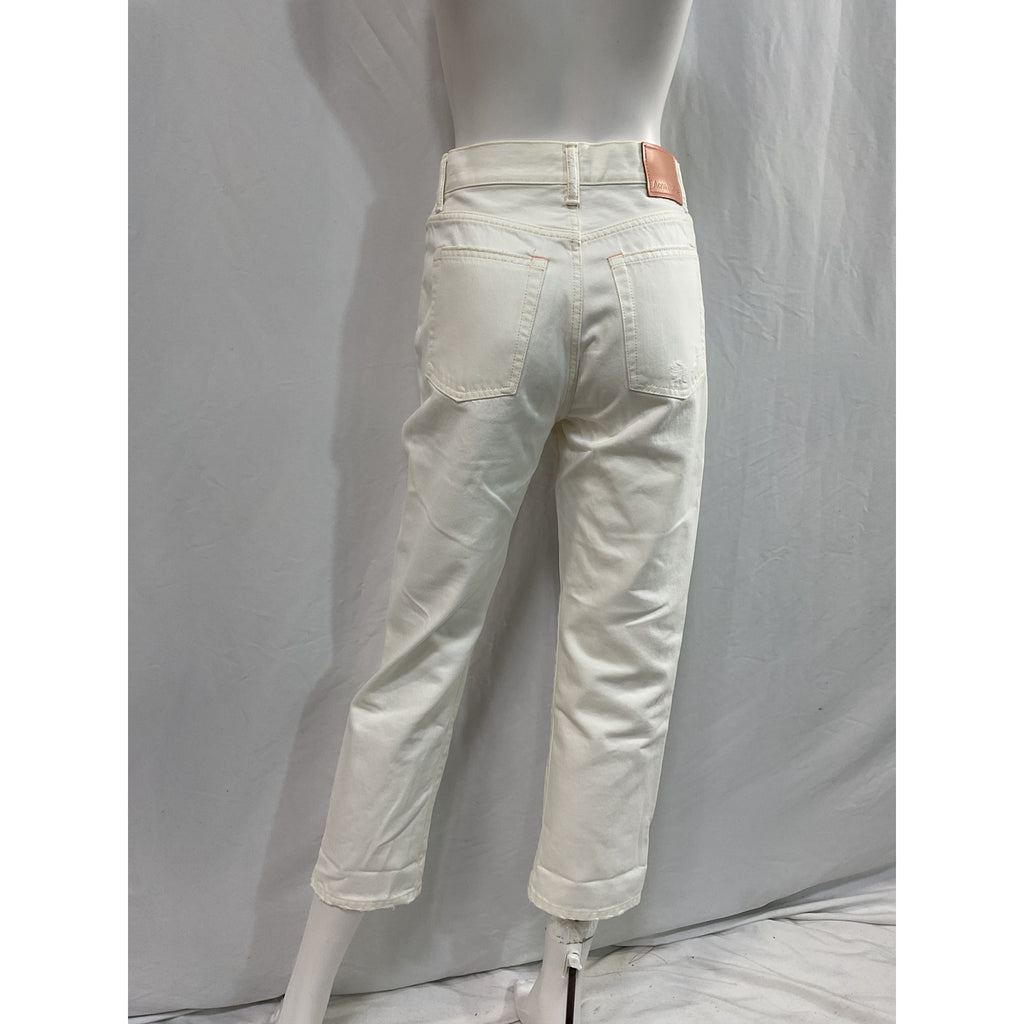 Acne Studios 'Mece' White Beaten White Denim Jeans Size 26