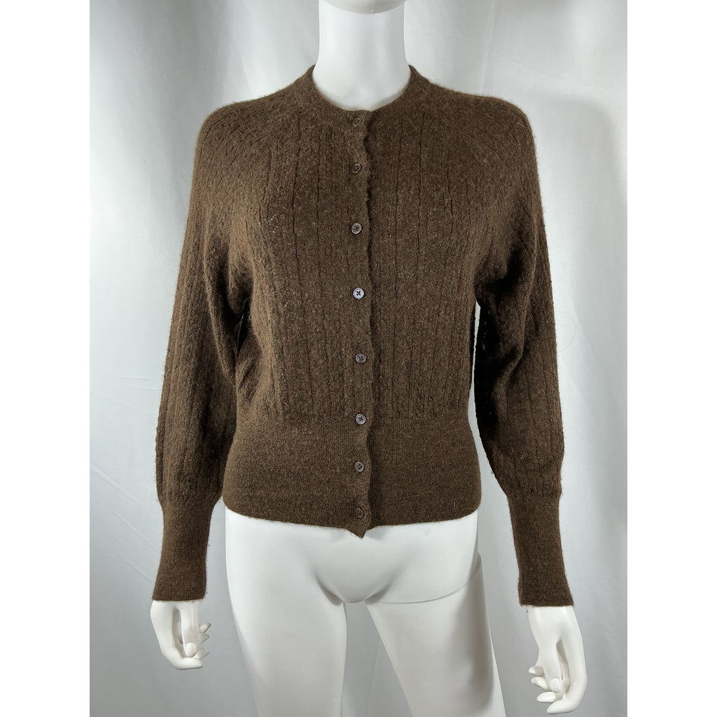 D�en 'Eileen' Brown Cardigan Size M