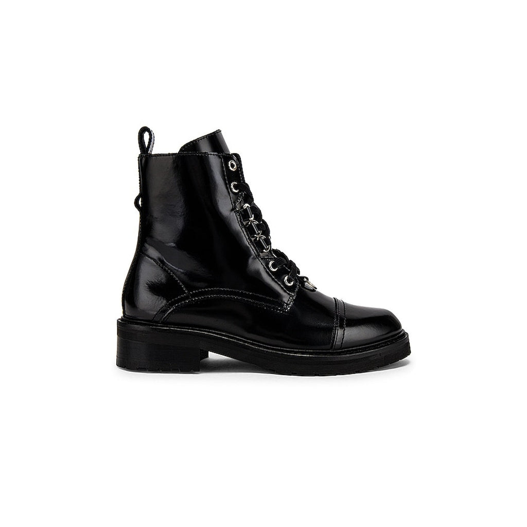 Allsaints 'Lira' Black Leather Boot Size 8