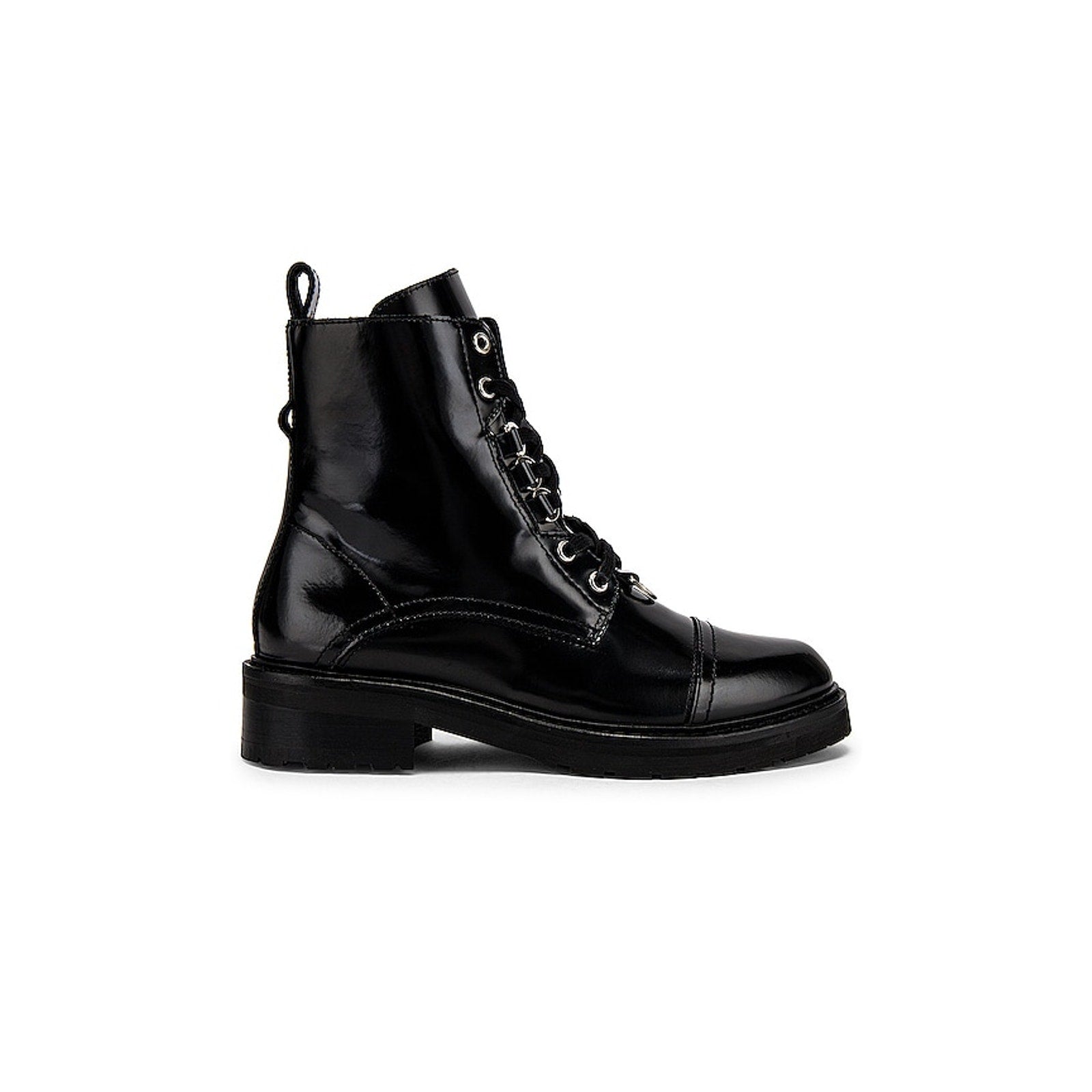 Allsaints 'Lira' Black Leather Boot Size 8