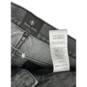 Anine Bing Classic Gray Bruno Denim Jeans Size 24