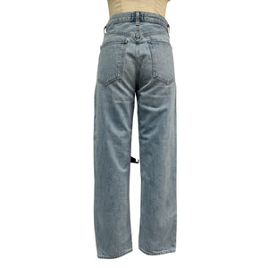 Agolde High Rise Blue Criss Cross Denim Jeans Size 25