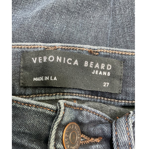 Veronica Beard Classic Dark Ink Carly Kick-Flare Denim Jeans Size 27