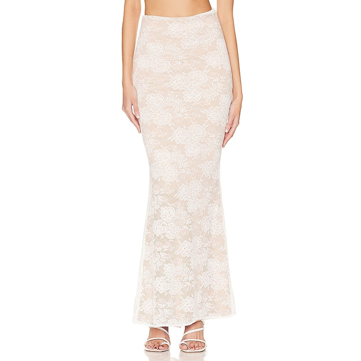Nookie Lace Beige Heaven Skirt Size XS NWT